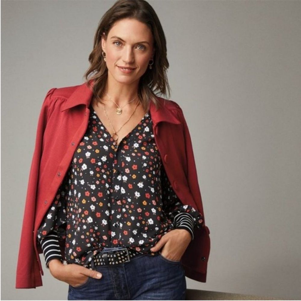 Cabi Women's Paprika Red Spencer Jacket in Size Small #3906